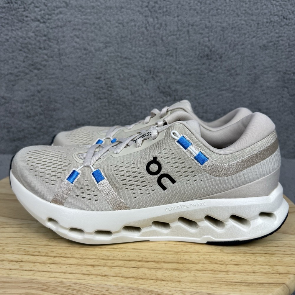 On Cloudsurfer 2 Womens 8.5 Pearl Ivory Road Running Shoes Cushion Stability Gym - Picture 4 of 13